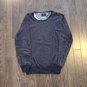 Scotch & Soda Navy Cotton Sweater Size Large